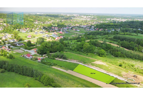 ropczycko-sędziszowski, Ropczyce, Widokowa Działka na sprzedaż 19 ar - Ropczyce